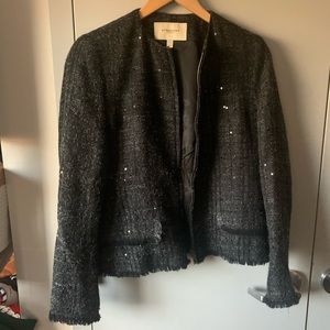 Burberry London bouclé tweed jacket